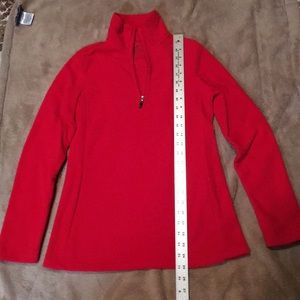 Gap pullover red fleece jacket